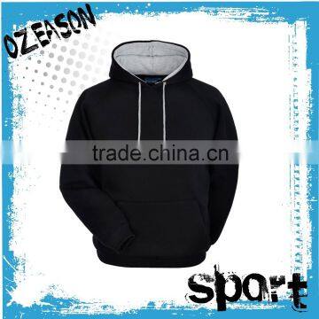 Cheap oversized wholesale plain black hoodie manufacturers on sale