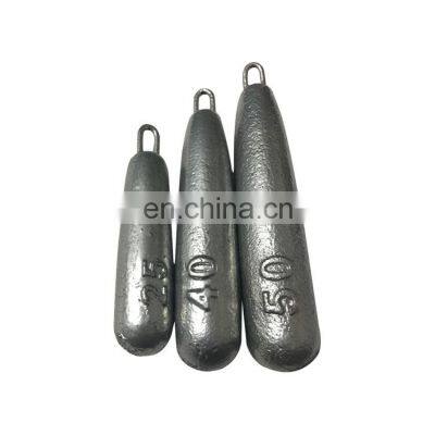 Eco-friendly 1oz/2oz/3oz/4oz/5oz/6oz Iron steel Fishing Sinkers weight for freshwater saltwater fishing