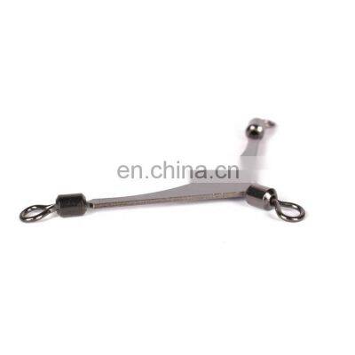 Flexible Rotation Cross Brass Barrel Fishing Snap Swivel photo-3