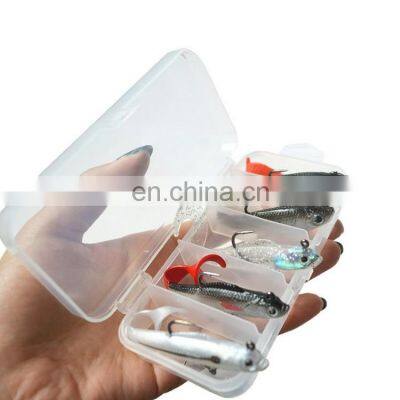 Ready to ship 5pcs/box 8cm/9g Soft Lead Fishing Tackle Kit For Trout Carp Fishing Super Sharp Hook