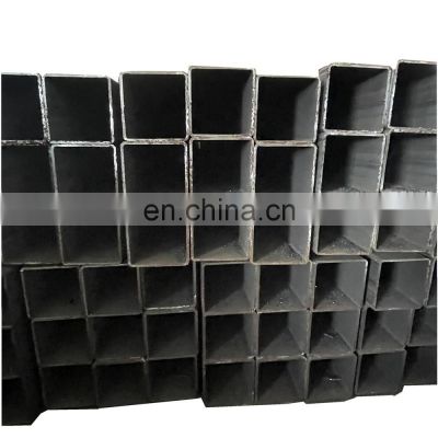 ERW Mild Steel / Hot Rolled Black Welded Square Structural Hollow Section Shape Steel Pipe/Tube