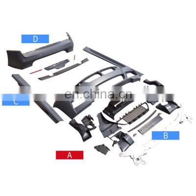 FOR BMW F30 Full M3 Body Kit Front BUMPER Rear Bumper Side Skirt Fender Bonnet EXHAUST 2013-2015