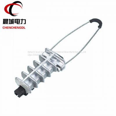 Aluminum alloy fiber optic cable dead end clamp / Anchor Clamp