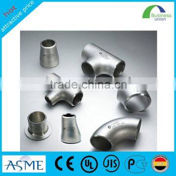 ASME B16.5 stainless steel pipe tube tee