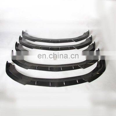 For Cadillac 2019+ Original Style CT4 Carbon Fiber Gloss Black Front Lip Front Diffuser photo-2