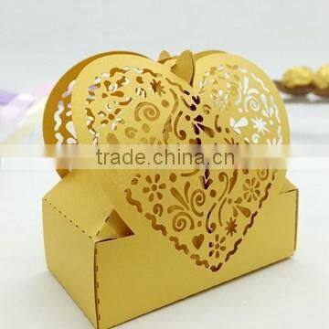 New Ideas Laser Love Heart Favor Gift Wedding Candy Box