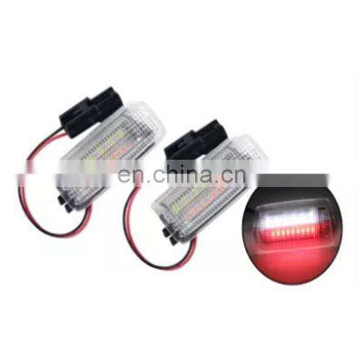 2x Door Courtesy Light LED LIght Step Courtesy Door Lamp for Lexus & Toyota & Subaru BRZ White+Red