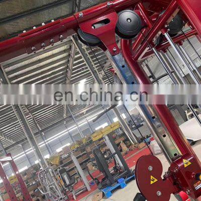 Commercial All in One Sport Training Fitness em Multi Functional Trainer Equipment Crossover Cable Machine Gym 4 Station Gym