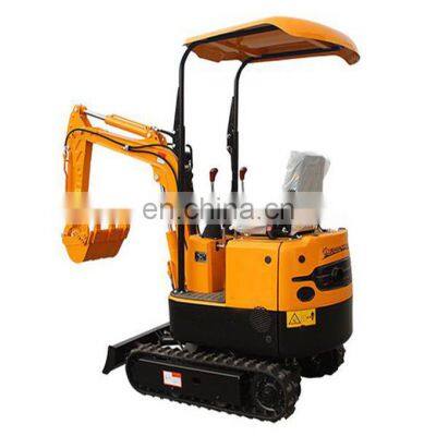 Wholesale Price Chinese Mini Excavator 1000Kg Yellow Small Excavator Digger For Sale