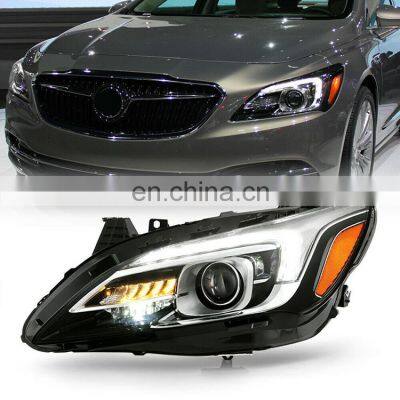 Flyingsohigh HEAD LIGHT LAMP W/ HID LED W/O AFS Headlight For BUICK LACROSSE 2017-2019