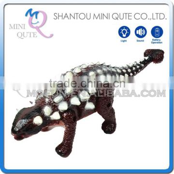 Mini Qute 35 cm plastic Godzilla Jurassic Park robot sound flash walk electronic dragon Dinosaur Ankylosaurus model toy NO.1008