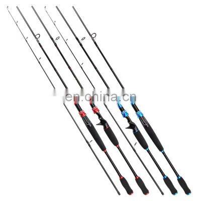 High quality 2 Sections Saltwater Fishing Tackle Carbon Spinning Casting Fishing Rod Hard Carbon Fishing Rods