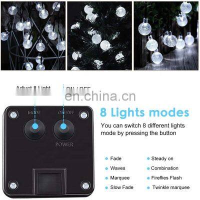 Globe Solar String Light 25 Clear Led Bulbs Vintage Backyard Patio Bulb Hanging Indoor Outdoor Lights photo-5