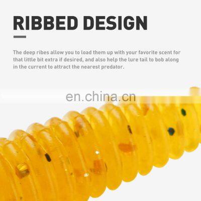 JOHNCOO 35mm 0.7g Paddle Tail Fishing Bass Pike Zander Soft Baits 50pcs/box photo-5