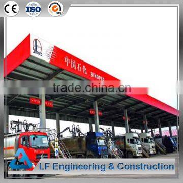 2016 New Portal Frame Steel Structure for Shell Gas Station photo-4