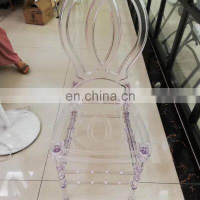 High quality chair transparent resin chair new design