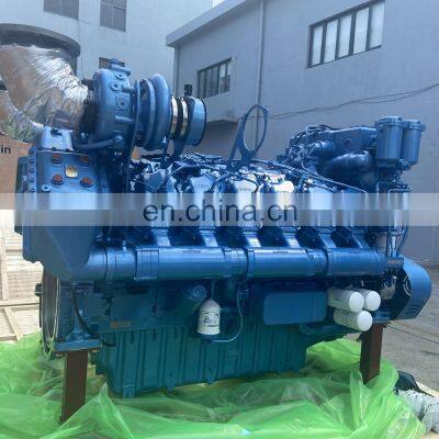 Weichai Power 1500hp Baudouin Marine Diesel Engine 12M33C1500-18