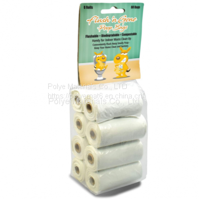 Flushable Dog Poop Bag Dog Waste Bags Biodegradable photo-3