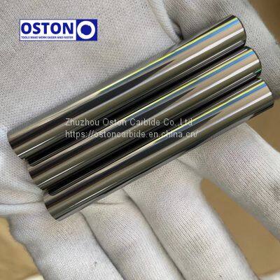 Fixed Length H6 Polished Chamfered Tungsten Carbide Rods in Metric Dimensions