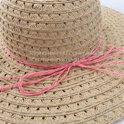 Fashion Simple Casual Hat Breathable Hollow Straw Hat in Summer Sunscreen Sun Hat photo-2