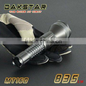Constant brightness Aluminum rechargeable Military CREE LED Police Flashlight
