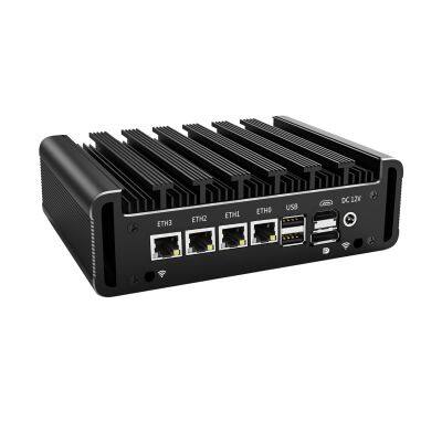 12th Gen 2.5G Soft Router Celeron J6412 Quad Core 4 Intel I226-V 2500M LAN 2xDDR4 NVMe 2xRS232 Firewall Mini PC PfSense OPNsense photo-3