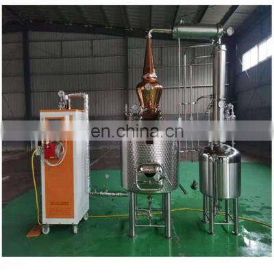 High Quality Copper Alcohol Distillery Equipment Whisky Making Machine photo-4
