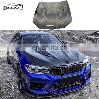 F90 M5 G30 High Quality Carbon Fiber MBJ Style Engine Bonnet Engine Hood For BMW 5 series F90 M5 G30 G38