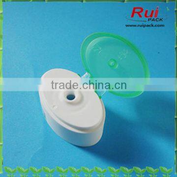 Plastic flip top shampoo cap,plastic PP flip top cap for shampoo bottle