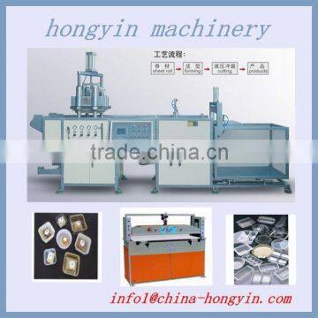 HOT SALE disposable plastic tray/container/lid thermoforming machine