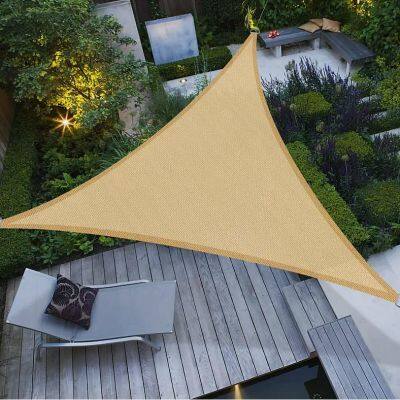 Factory Supply 12'x12'x12' Sun Shade Sail Curved Commercial Sand
