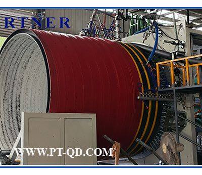 Линия производства большего диаметра полых стенок винтовых труб из HDPE