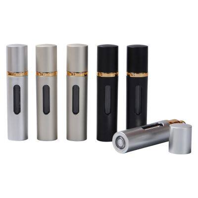 Bottom Refill 5 ml 8 ml Metal Perfume Atomizer Travel Portable Refillable Leakproof Mini Spray Bottle photo-5