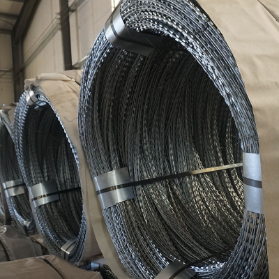 Razor Wire/cone-belly Razor Wire, Suitable for Security Fencing/galvanized Wire Mesh photo-1