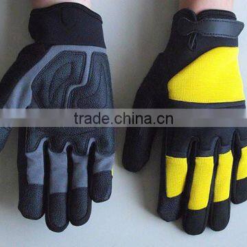 Finger protection mechanic glove