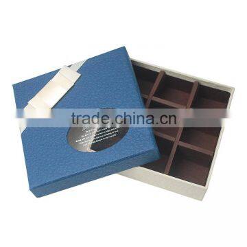 Custom new style luxury gift packaging chocolate box with window