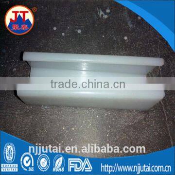 Customized machining white UHMWPE sliding blocks