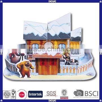 paper wholesale hot sell 3d puzzle diy toy