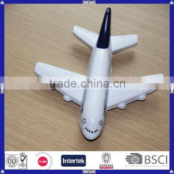 white color custom plane shape stress ball