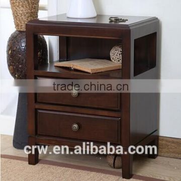 Y-1804 American style solid wood bedside table with drawers for storage