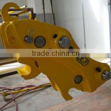 excavator hydraulic quick hitch coupler,Excavator compactor, , hydraulic rotating grapple, hydraulic breaker hammer, Ripper