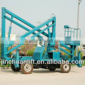 Hydraulic rotating boom carry lift table for hot sale