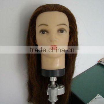 Training Heads with human hair for practicing