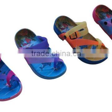 2015 children colorful sandal slipper