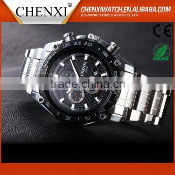 High Quality Water Resistant Day/Date Top Men Gift Quartz Watch