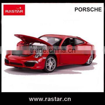 High quality CE approved RASTAR Porsche car type free diecast car models