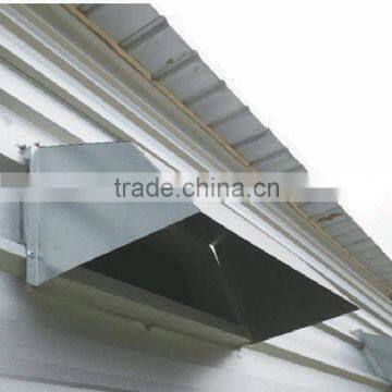 Air inlet for poultry house