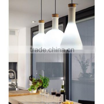 Glass LED pendant bottle lamp indian pendant lighting Modern Glass Bottle Labware LED pendant lamp