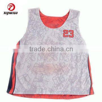 custom running baskerball or football frabic vest for mens sporting