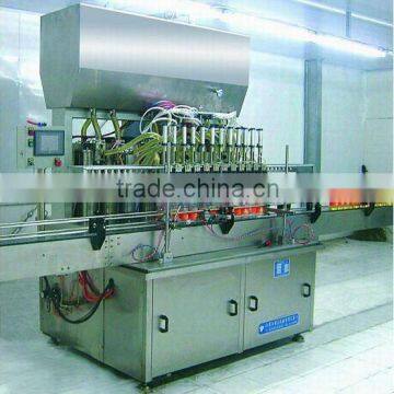 Automatic linear type cooking oil filling machine